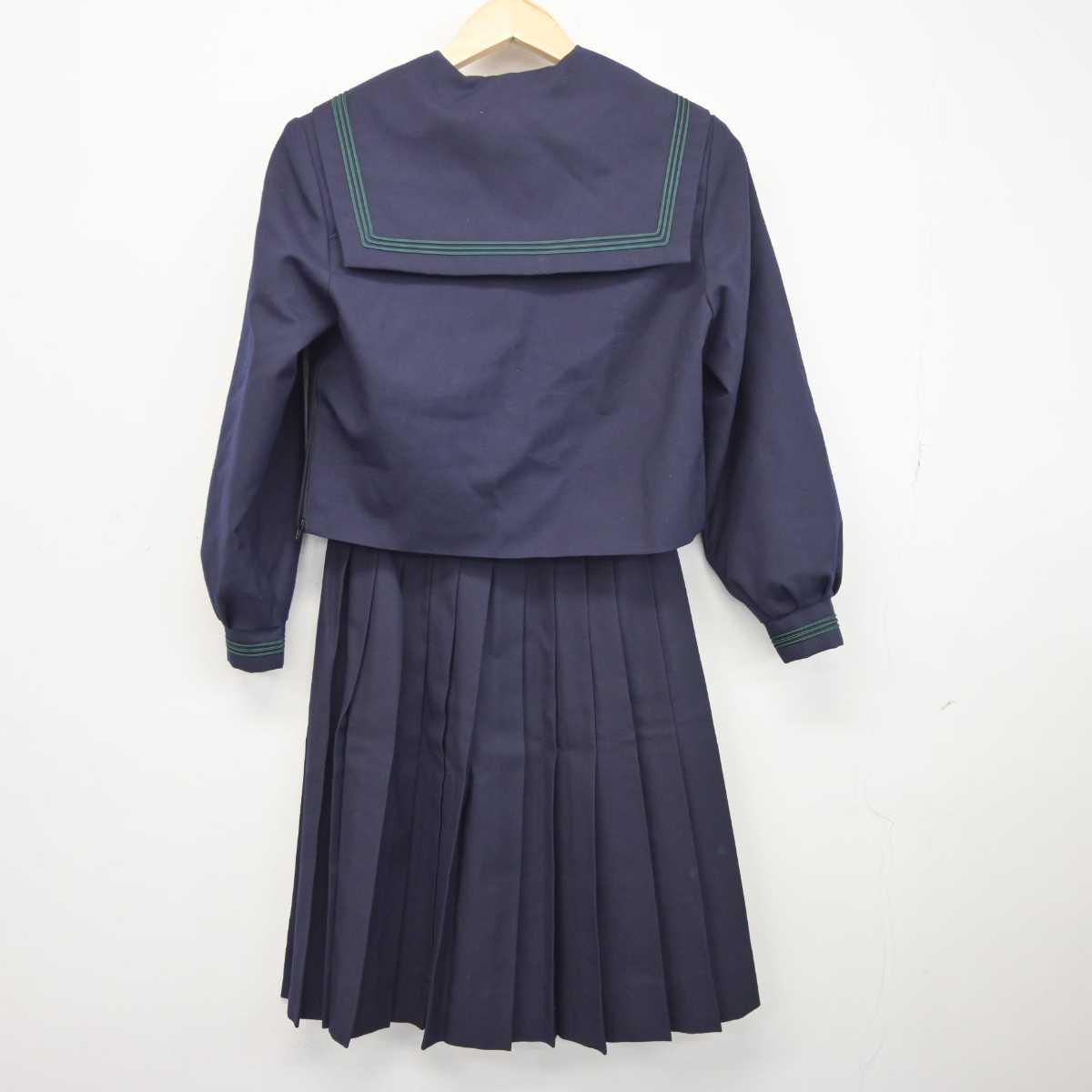 【中古】奈良県 五條東中学校 女子制服 3点 (セーラー服・スカート) sf043300