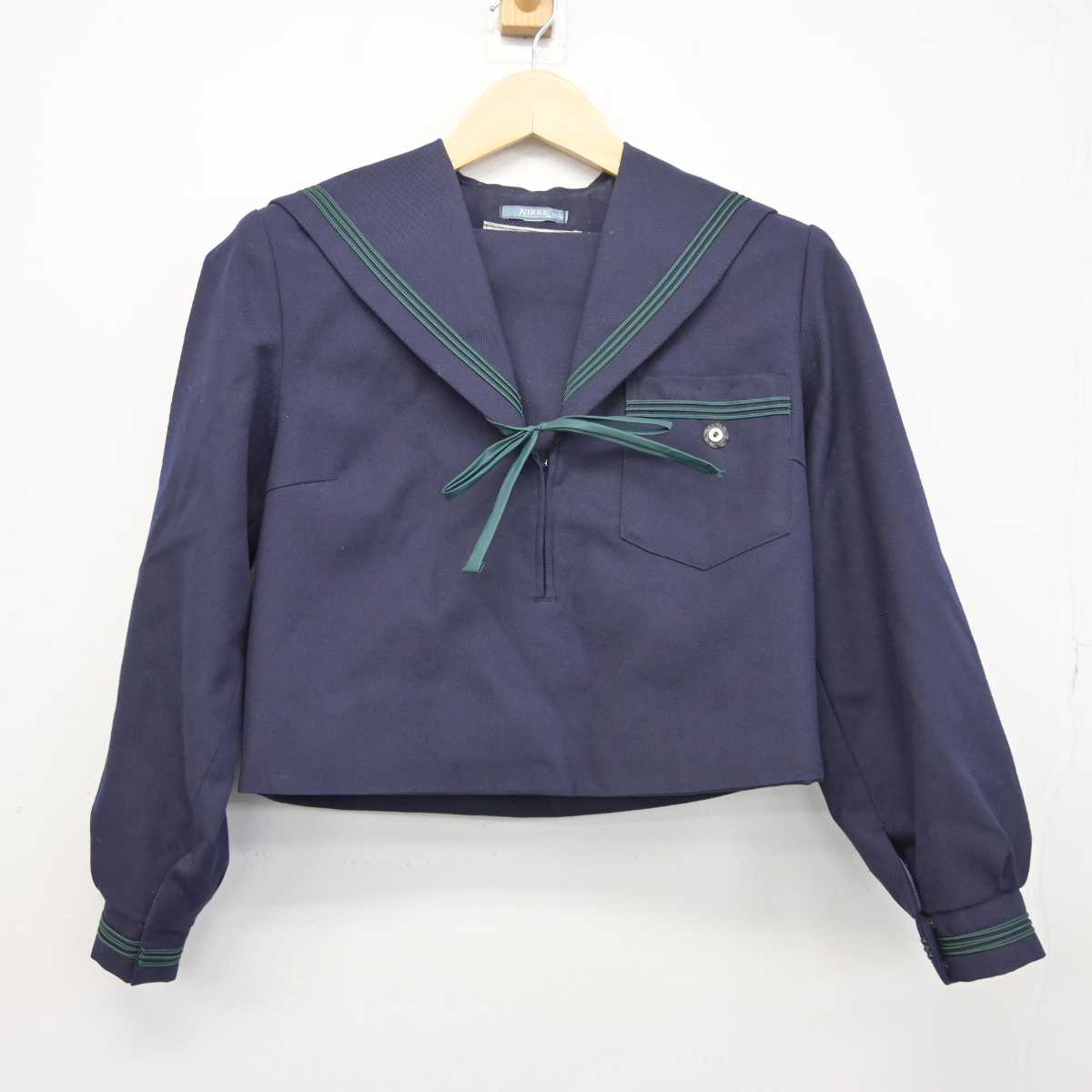 【中古】奈良県 五條東中学校 女子制服 3点 (セーラー服・スカート) sf043300