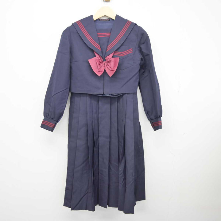 【中古】鹿児島県 加世田中学校 女子制服 4点 (セーラー服・ジャンパースカート・スカート) sf043304 | 中古制服通販パレイド