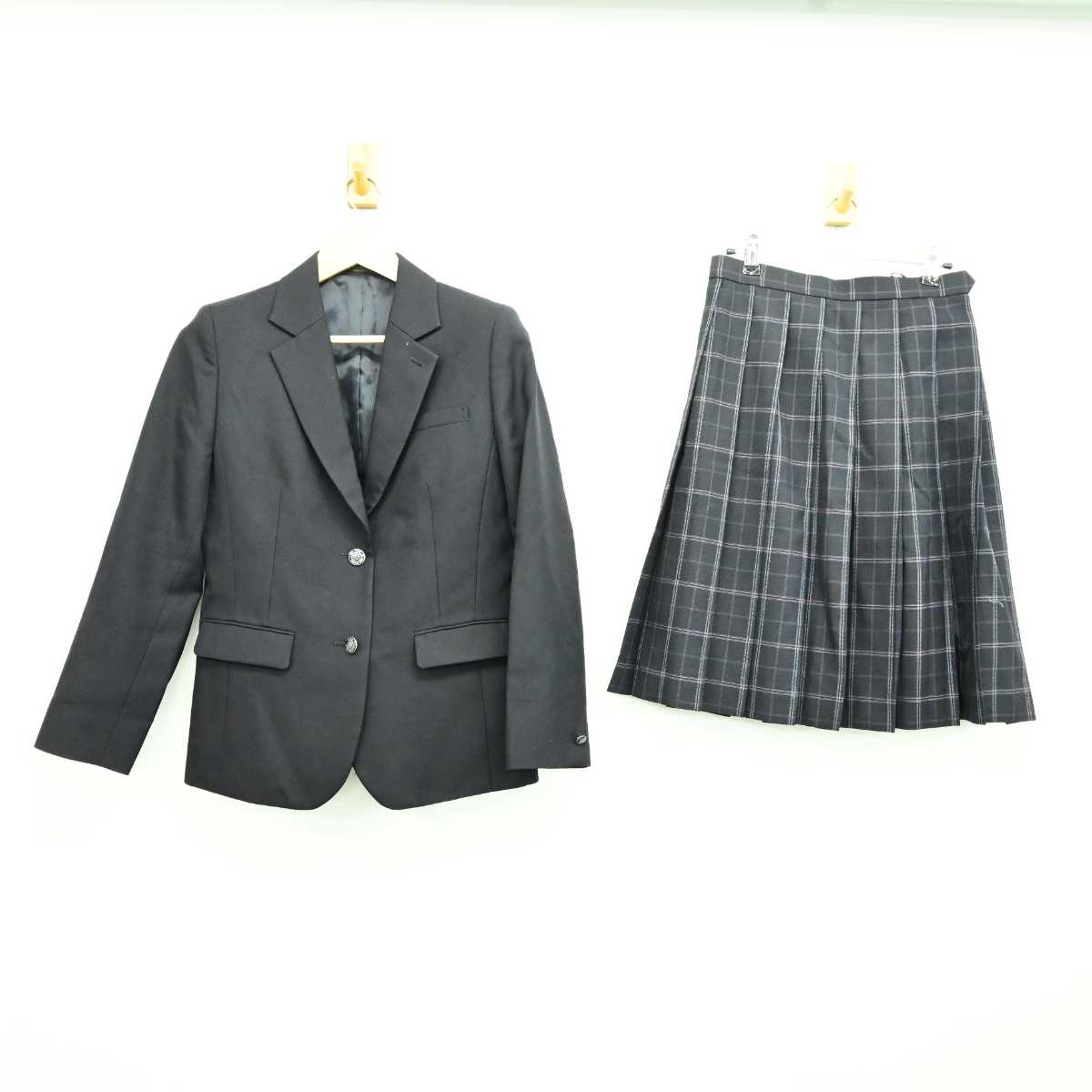 【中古】大阪府 藍野高等学校 女子制服 5点 (ブレザー・スカート) sf043315