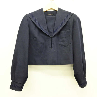 【中古】大阪府 十三中学校 女子制服 2点 (セーラー服・スカート) sf043322