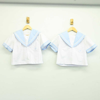 【中古】大阪府 十三中学校 女子制服 3点 (セーラー服・スカート) sf043324