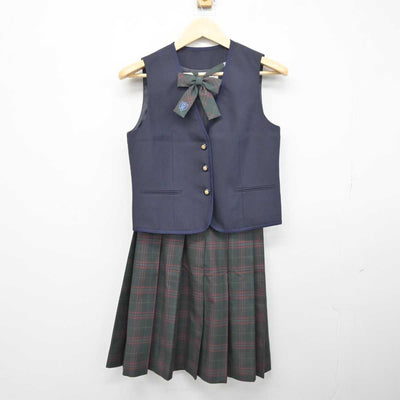 【中古】大阪府 大阪桐蔭高等学校 女子制服 5点 (ブレザー・ベスト・スカート) sf043348