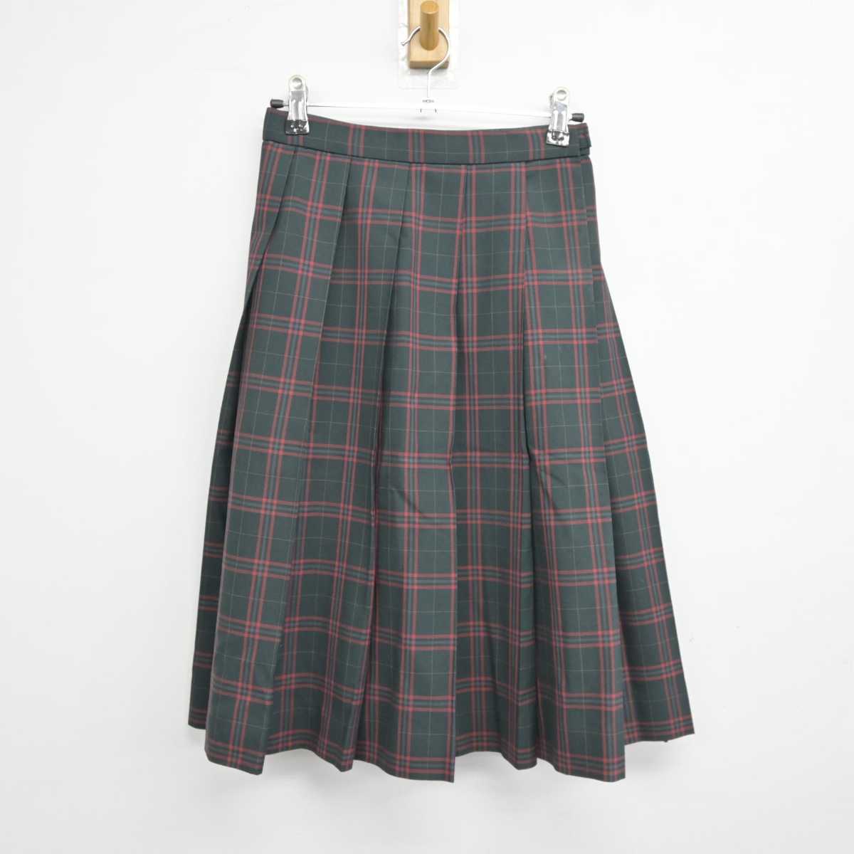 【中古】大阪府 大阪桐蔭高等学校 女子制服 2点 (ベスト・スカート) sf043349