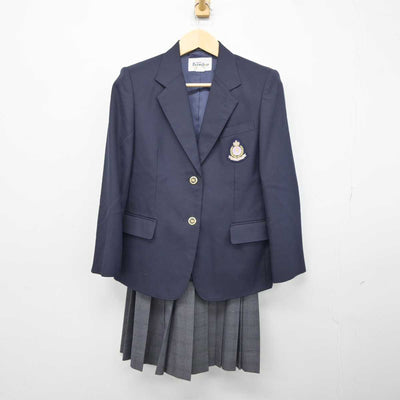 【中古】大阪府 梶中学校 女子制服 3点 (ブレザー・スカート・スカート) sf043352