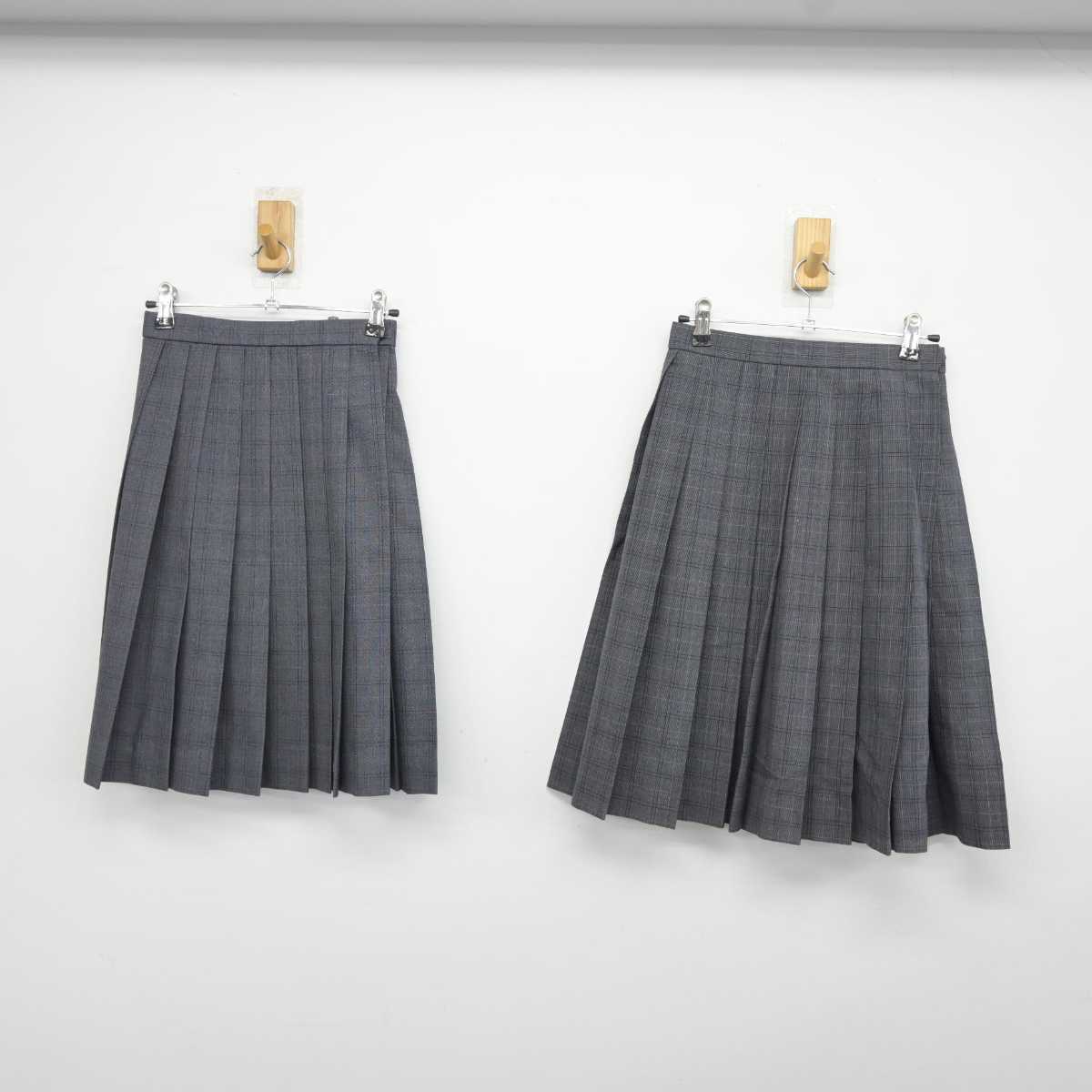 【中古】大阪府 梶中学校 女子制服 3点 (ブレザー・スカート・スカート) sf043352