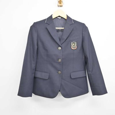 【中古】三重県 神戸中学校 女子制服 3点 (ブレザー・その他アイテム・スカート) sf043359