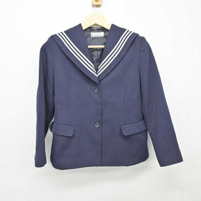 【中古】香川県 高松工芸高等学校 女子制服 2点 (セーラー服・スカート) sf043363