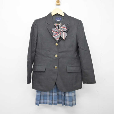 【中古】東京都 高島高等学 女子制服 3点 (ブレザー・スカート・スカート) sf043372