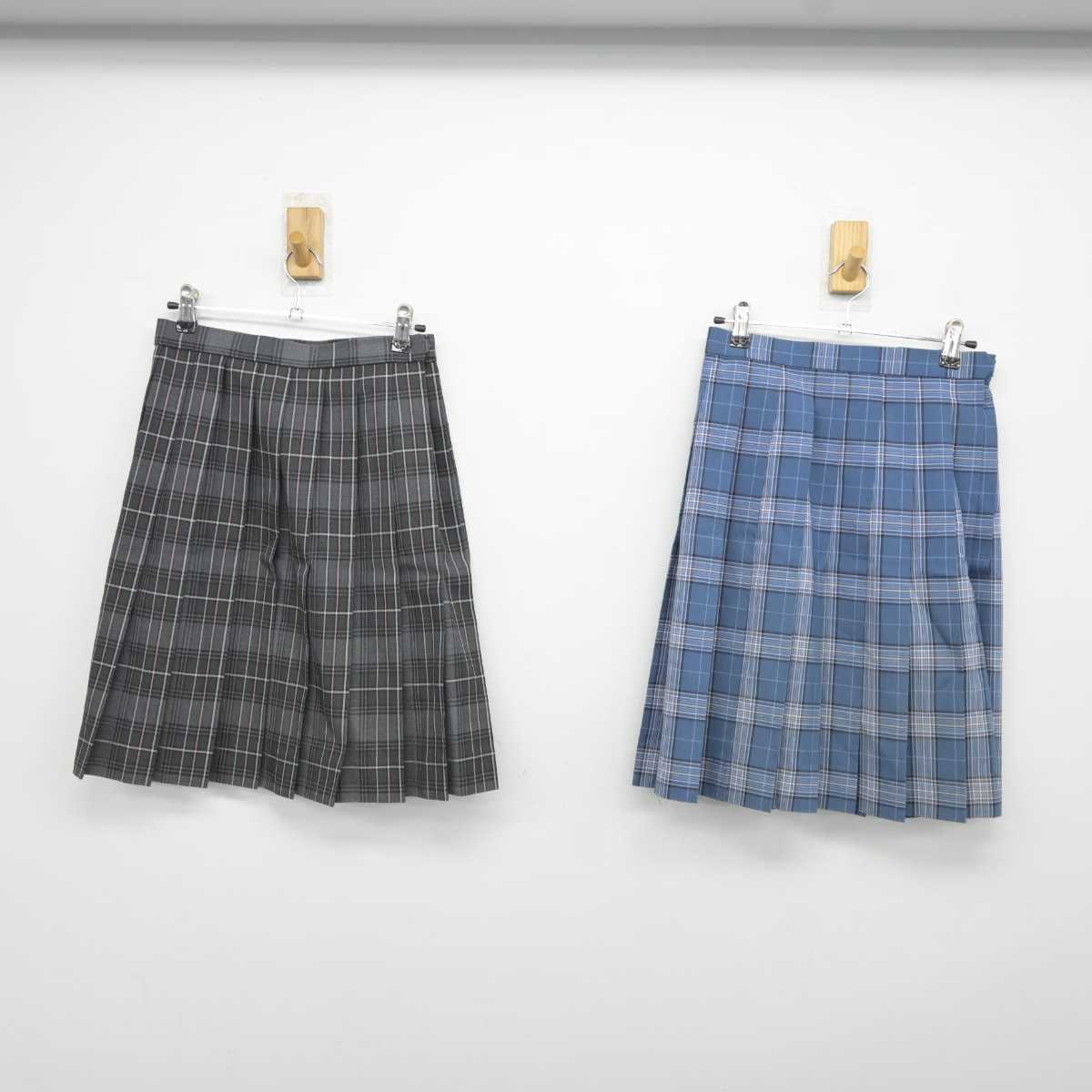 【中古】東京都 高島高等学 女子制服 3点 (ブレザー・スカート・スカート) sf043372