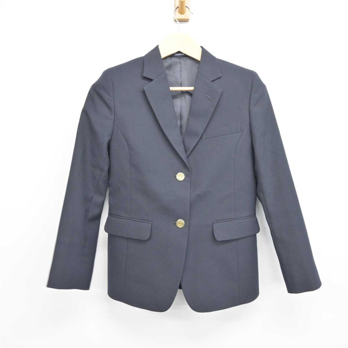 【中古】千葉県 興学社高等学院 女子制服 4点 (ブレザー・シャツ・スカート) sf043373