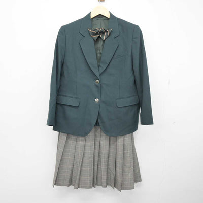 【中古】北海道 札幌市立上篠路中学校 女子制服 4点 (ブレザー・ベスト・スカート) sf043387