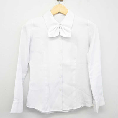 【中古】 事務服 女子制服 3点 (ベスト・シャツ) sf043399