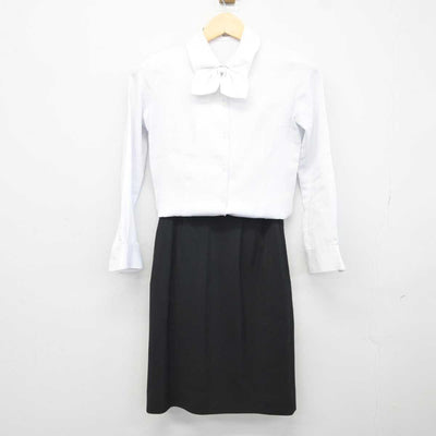 【中古】 事務服 女子制服 3点 (シャツ・スカート) sf043400