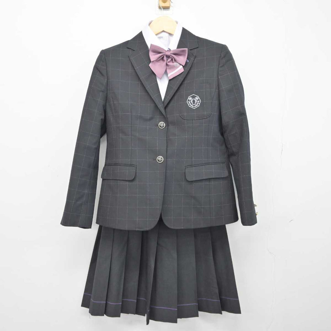 【中古】大阪府 宣真高等学校 女子制服 4点 (ブレザー・シャツ・スカート) sf043414