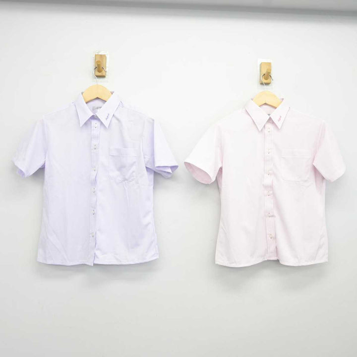中古】大阪府 宣真高等学校 女子制服 3点 (シャツ・スカート