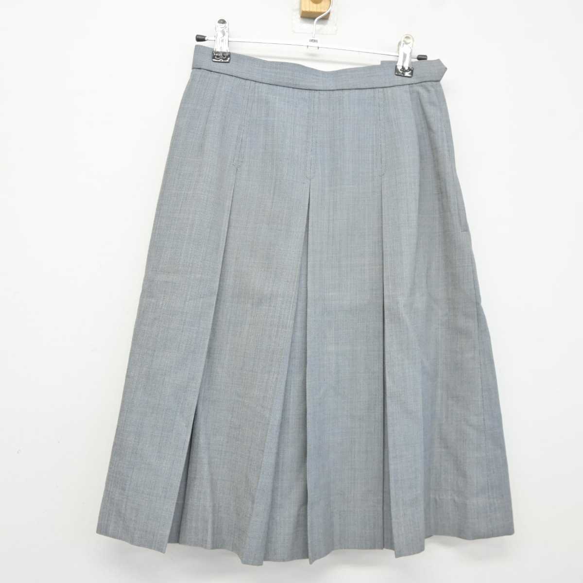 【中古】千葉県 市川市立南行徳中学校 女子制服 2点 (ベスト・スカート) sf043433