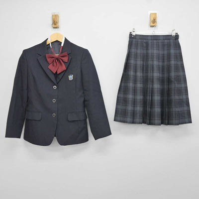 【中古】埼玉県 花咲徳栄高等学校 女子制服 3点 (ブレザー・スカート) sf043434