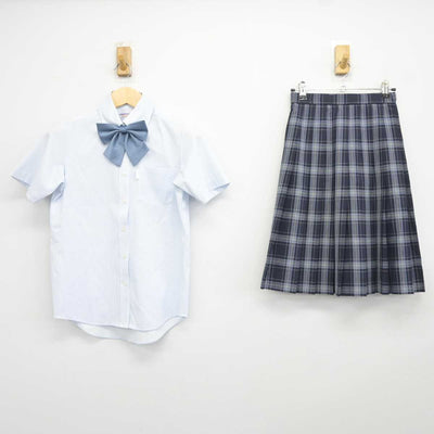 【中古】埼玉県 花咲徳栄高等学校 女子制服 3点 (シャツ・スカート) sf043435