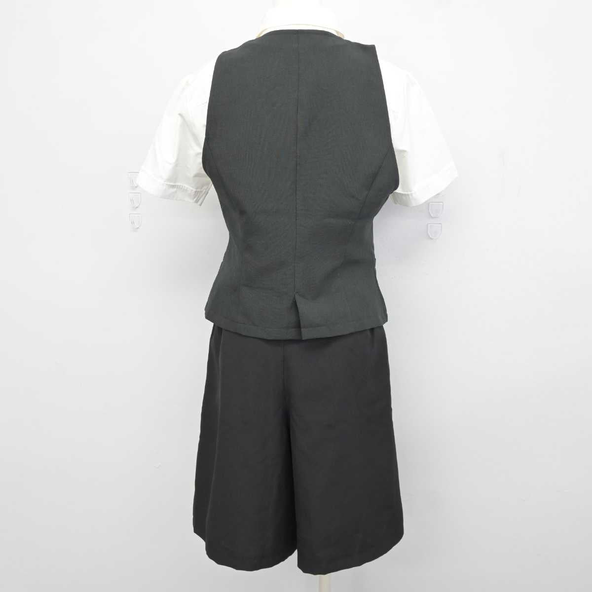 【中古】 マクドナルド 女子制服 4点 (シャツ・スカート・ベスト) sf043440