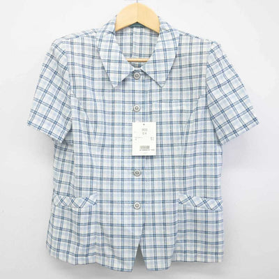 【中古】 事務服 女子制服 2点 (ベスト・シャツ) sf043456