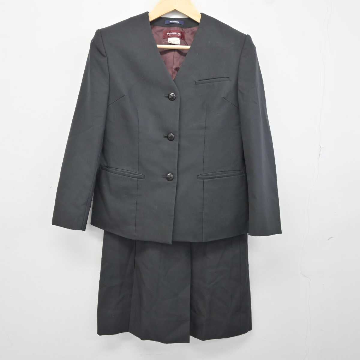 【中古】新潟県 長岡商業高等学校 女子制服 4点 (ブレザー・スカート) sf043459