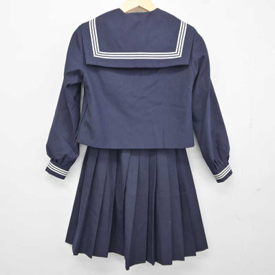 【中古】宮崎県 新富町立富田中学校 女子制服 2点 (セーラー服・スカート) sf043470