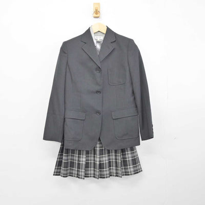 【中古】兵庫県 神戸龍谷高等学校 女子制服 5点 (ブレザー・シャツ・スカート) sf043492