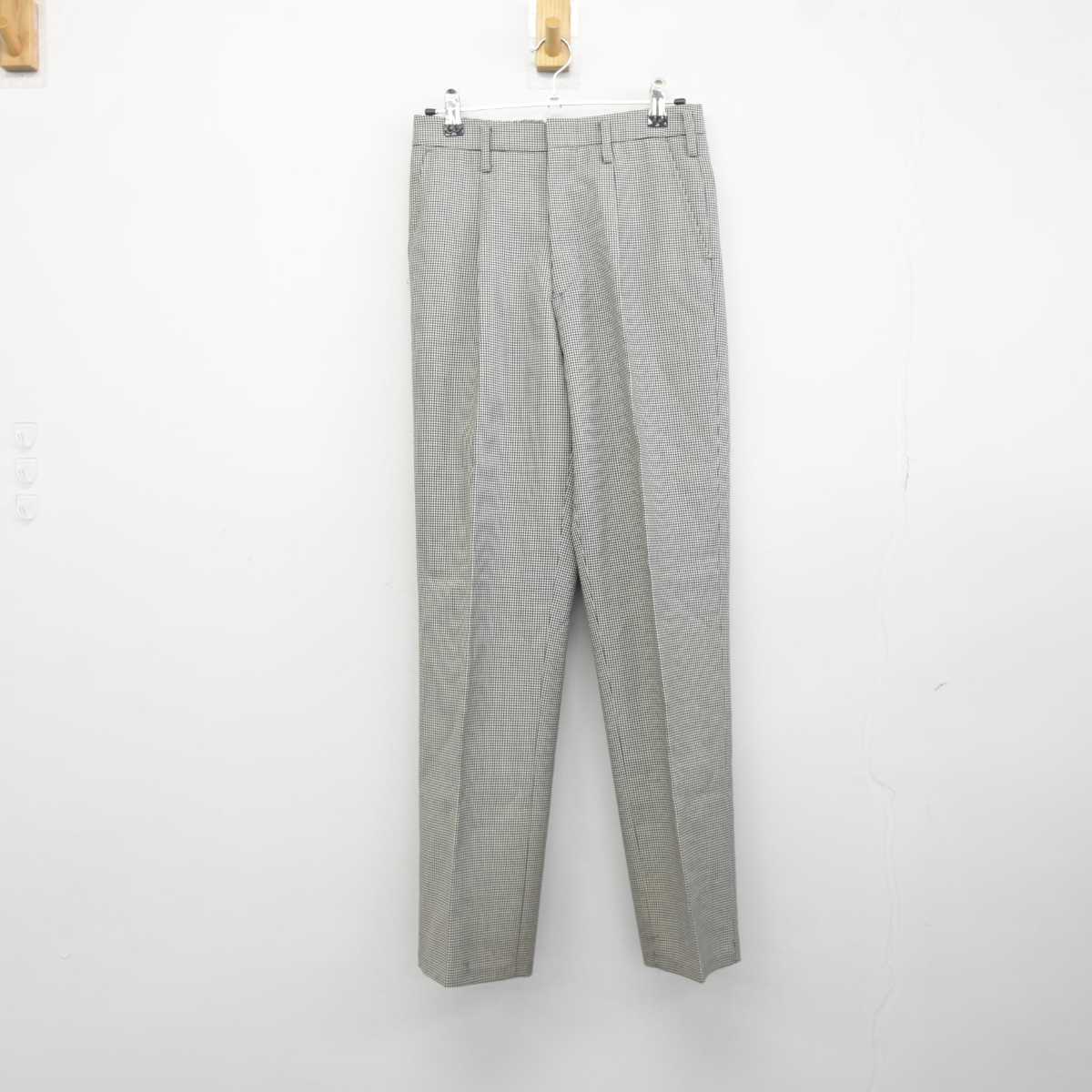 【中古】神奈川県 茅ケ崎中学校 男子制服 2点 (ブレザー・ズボン) sf043503