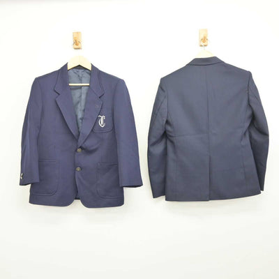 【中古】神奈川県 茅ケ崎中学校 男子制服 2点 (ブレザー・ブレザー) sf043504