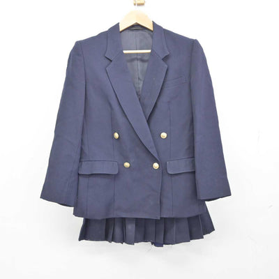 【中古】石川県 小松明峰高等学校 女子制服 2点 (ブレザー・スカート) sf043510