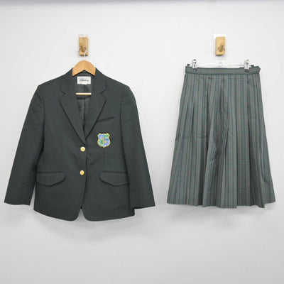 【中古】北海道 平岡緑中学校 女子制服 4点 (ブレザー・スカート) sf043539