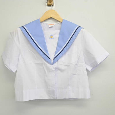 【中古】千葉県 貝塚中学校 女子制服 2点 (セーラー服・スカート) sf043541