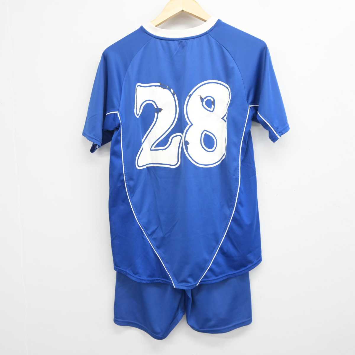 【中古】埼玉県 荒川中学校/サッカー部ユニフォーム 男子制服 2点 (部活ユニフォーム 上・部活ユニフォーム 下) sf043558