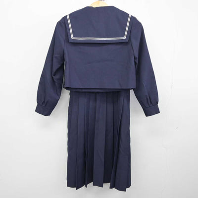 【中古】福岡県 那珂川南中学校 女子制服 3点 (セーラー服・ジャンパースカート) sf043580