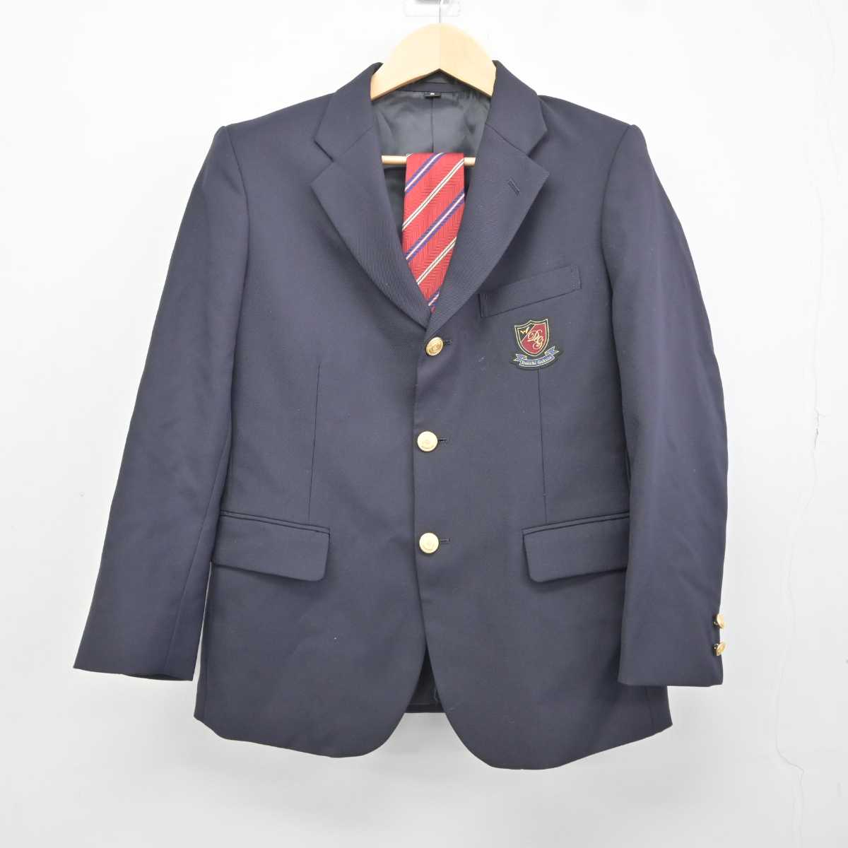 【中古】 第一学院高等学校 男子制服 3点 (ブレザー) sf043589