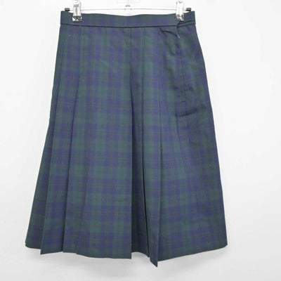 【中古】宮城県 田子中学校 女子制服 2点 (ベスト・スカート) sf043596