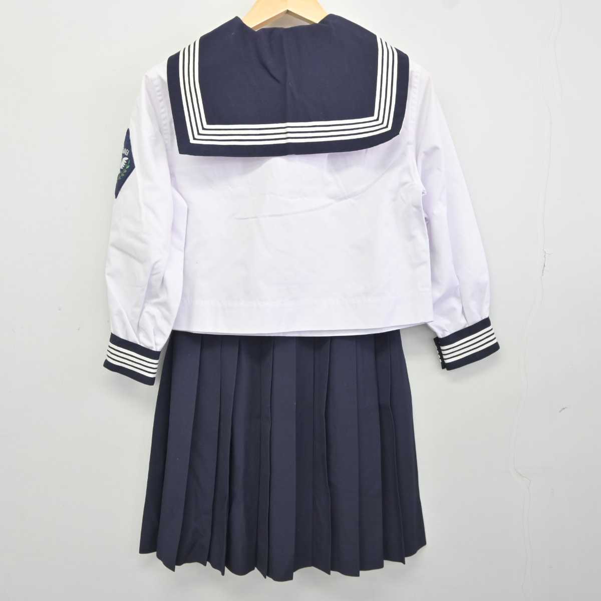 【中古】宮城県 常盤木学園高等学校 女子制服 3点 (セーラー服・スカート) sf043609