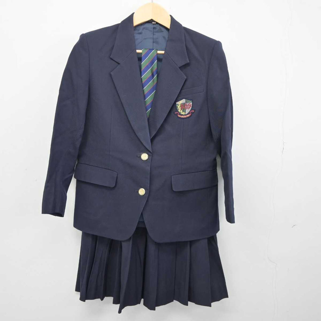 【中古】大阪府 清教学園高等学校 女子制服 4点 (ブレザー・ベスト・スカート) sf043610 | 中古制服通販パレイド