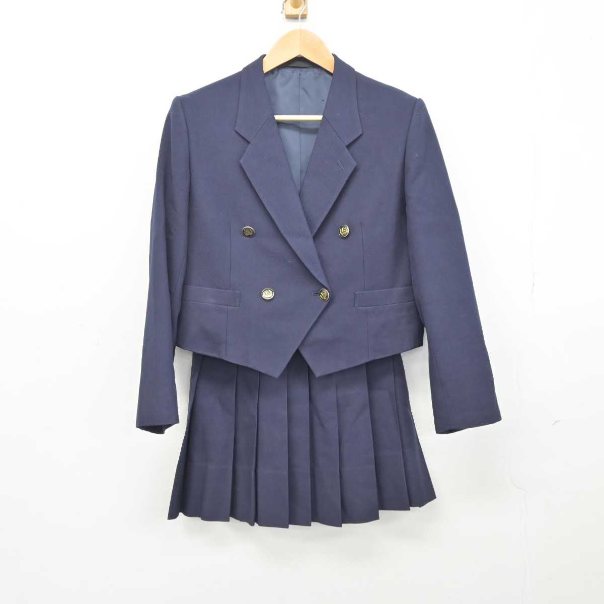 【中古】大阪府 関西大学第一中学校高等学校 女子制服 3点 (ブレザー・ニット・スカート) sf043615