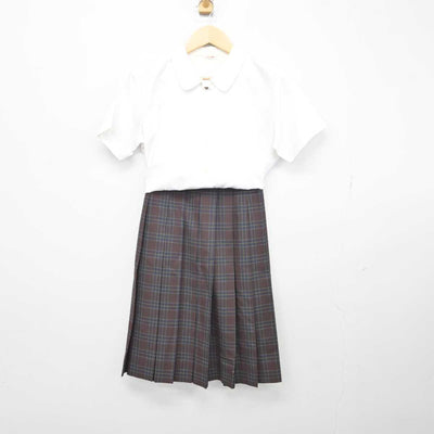 【中古】大阪府 関西大学第一中学校高等学校 女子制服 2点 (シャツ・スカート) sf043618