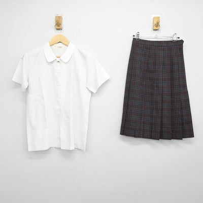 【中古】大阪府 関西大学第一中学校高等学校 女子制服 2点 (シャツ・スカート) sf043618