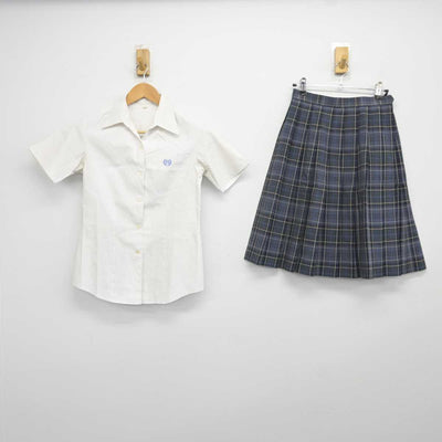 【中古】東京都 昭和女子大学附属昭和中学校高等学校 女子制服 2点 (シャツ・スカート) sf043623