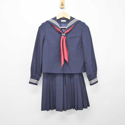 【中古】東京都 昭和女子大学附属昭和中学校高等学校 女子制服 5点 (セーラー服・スカート) sf043625