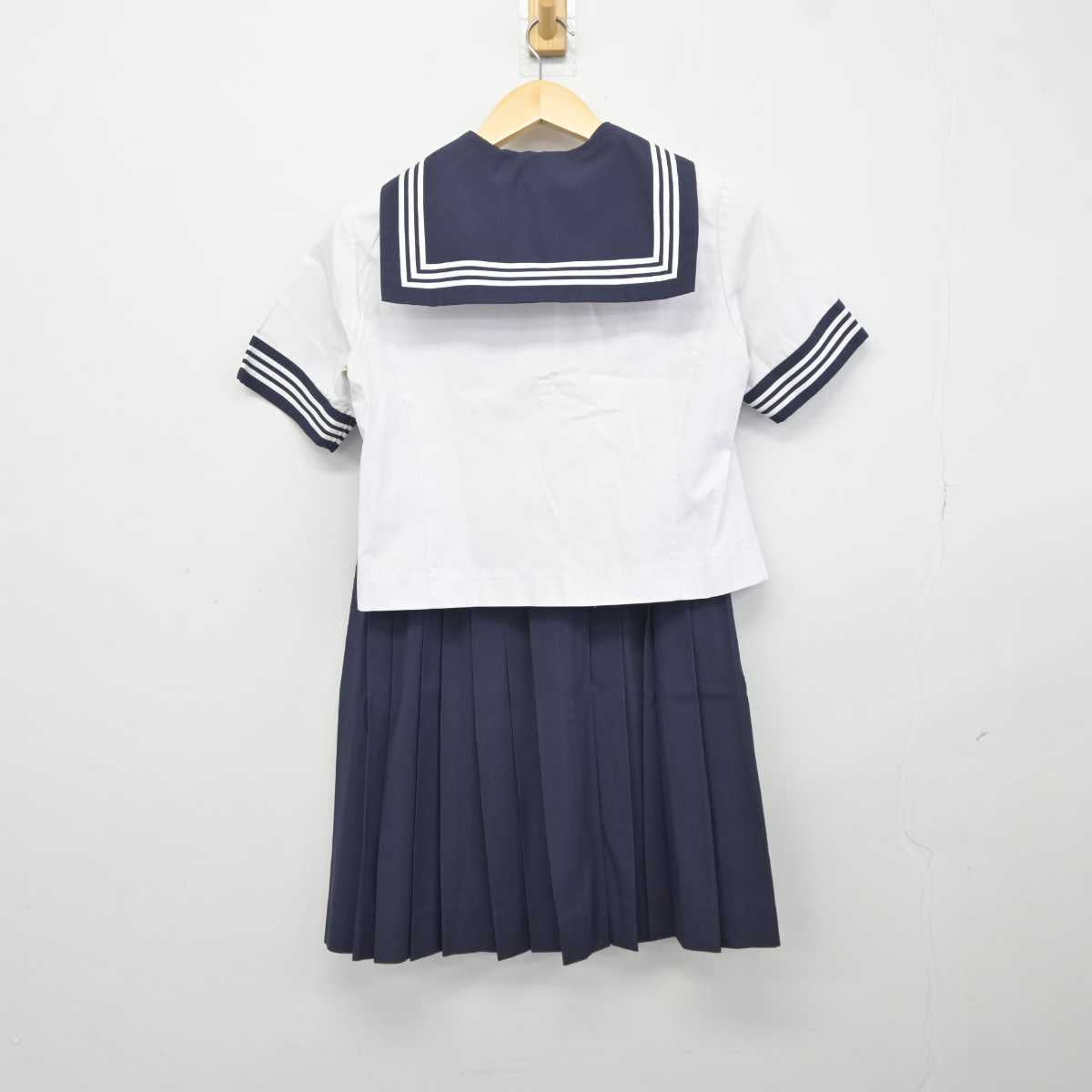 【中古】東京都 昭和女子大学附属昭和中学校高等学校 女子制服 4点 (セーラー服・セーラー服・スカート) sf043626