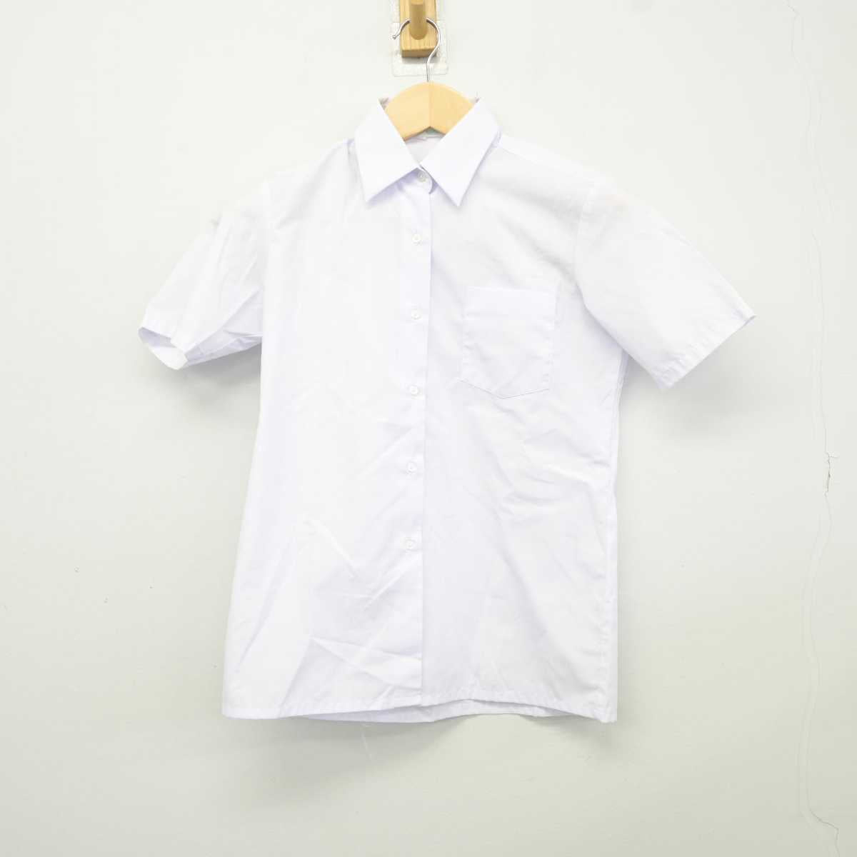 【中古】東京都 篠崎中学校 女子制服 2点 (シャツ・ジャンパースカート) sf043628