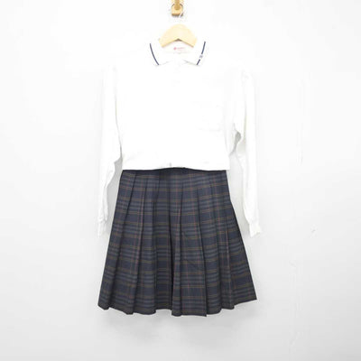 【中古】大阪府 交野市立第三中学校 女子制服 2点 (シャツ・スカート) sf043638