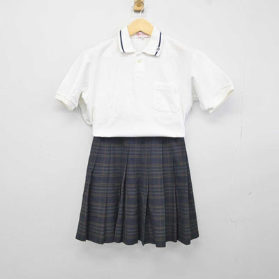 【中古】大阪府 交野市立第三中学校 女子制服 3点 (シャツ・スカート) sf043639