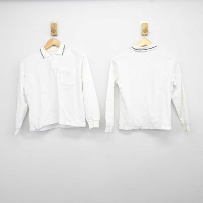 【中古】大阪府 交野市立第三中学校 女子制服 2点 (シャツ) sf043640