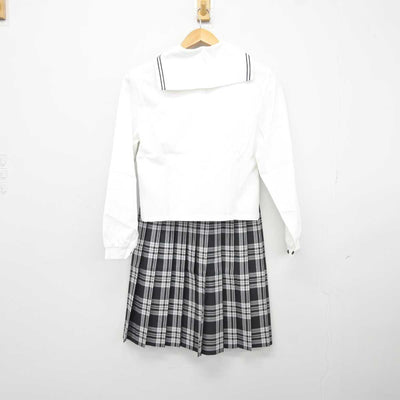 【中古】静岡県 鹿島学園高等学校/旧制服 女子制服 2点 (シャツ・スカート) sf043642